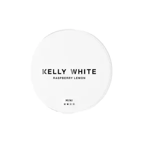 8mg Kelly White Mini Medium Raspberry Lemon Nicotine Pouches - 20 Pouches