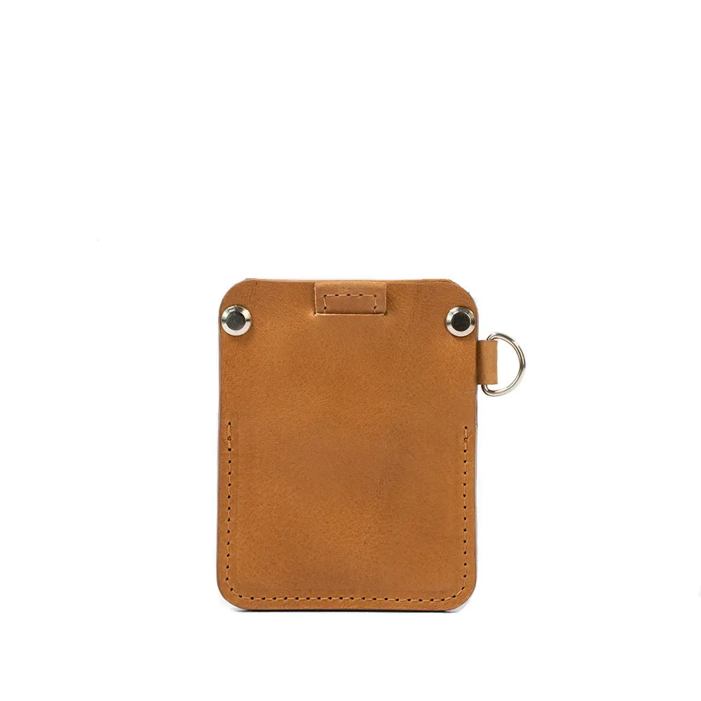 AirTag Wallet with D-ring - Compact Leather Card Holder