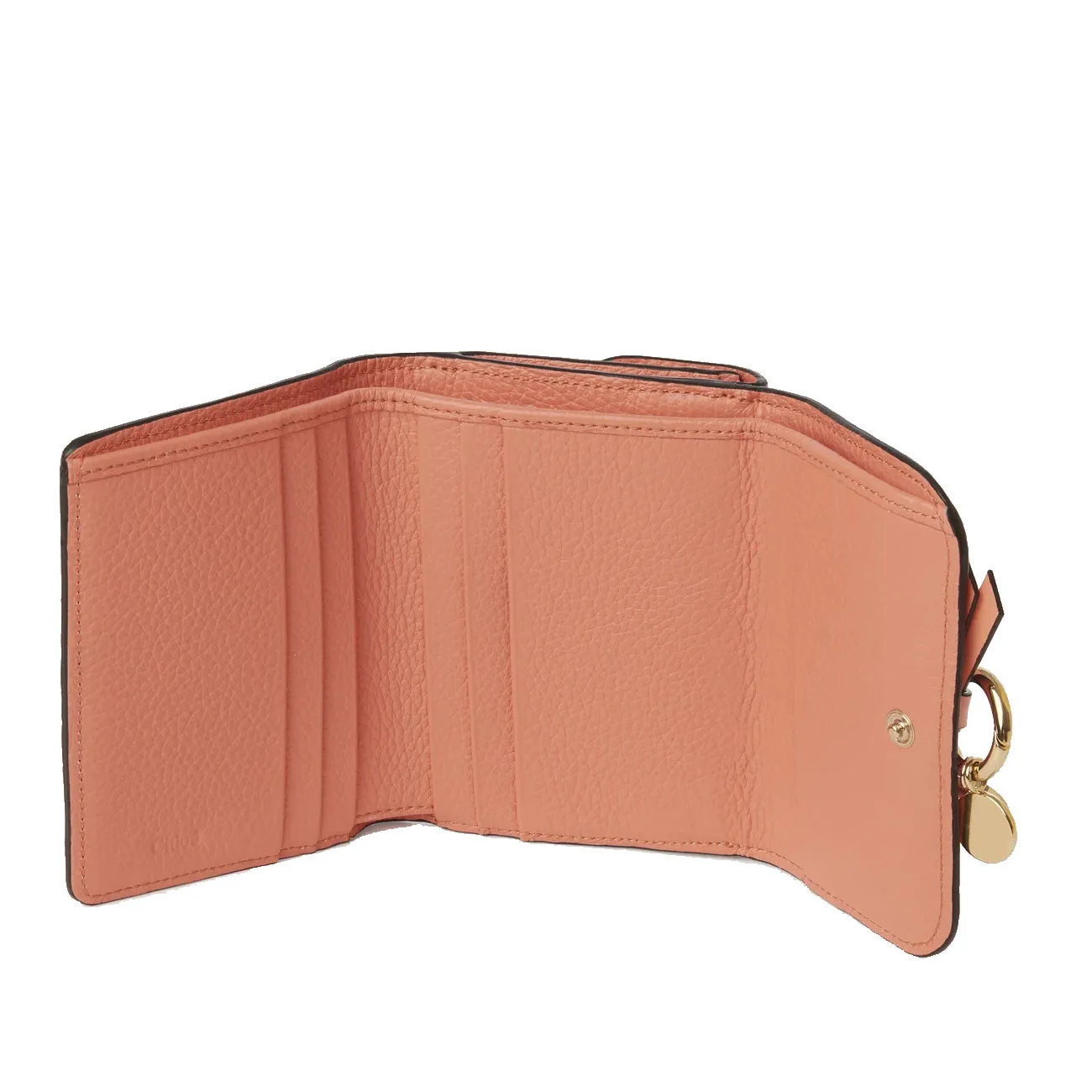 Alphabet Compact Wallet, Coral