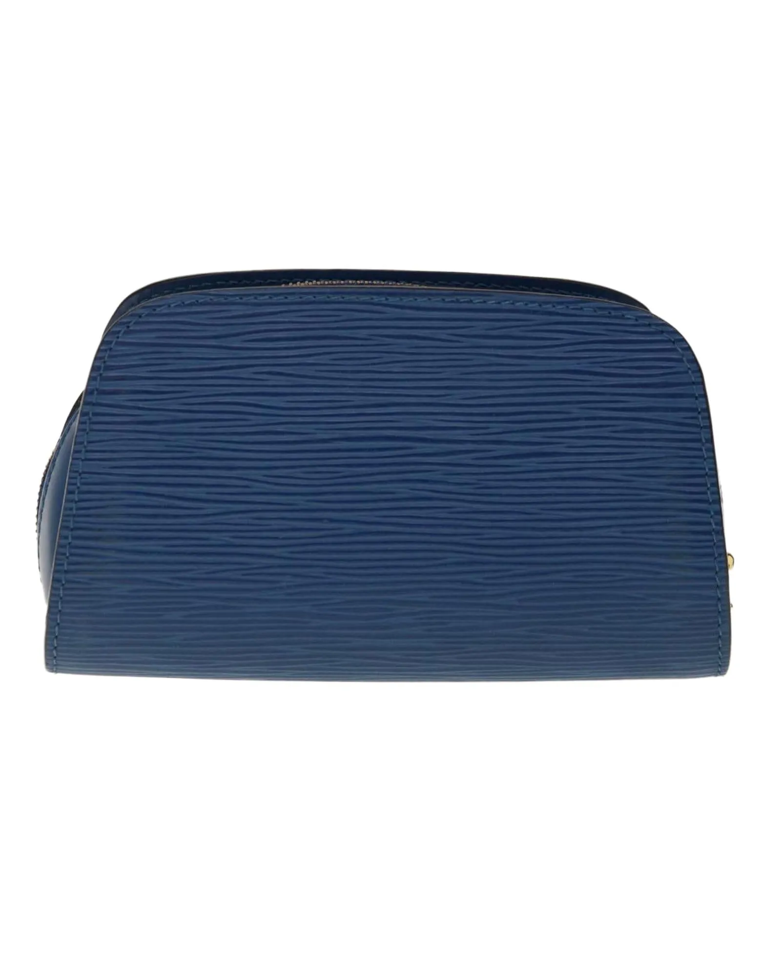 Blue Epi Leather Pouch - Small Size