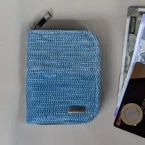 Blue Upcycled Handwoven D Wallet (DW1224-014) PS_W