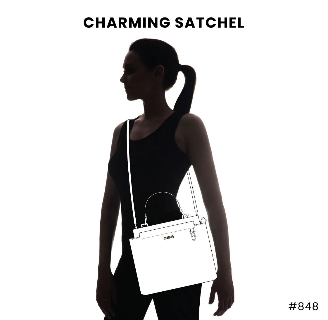 Charming Satchel - Burgundy