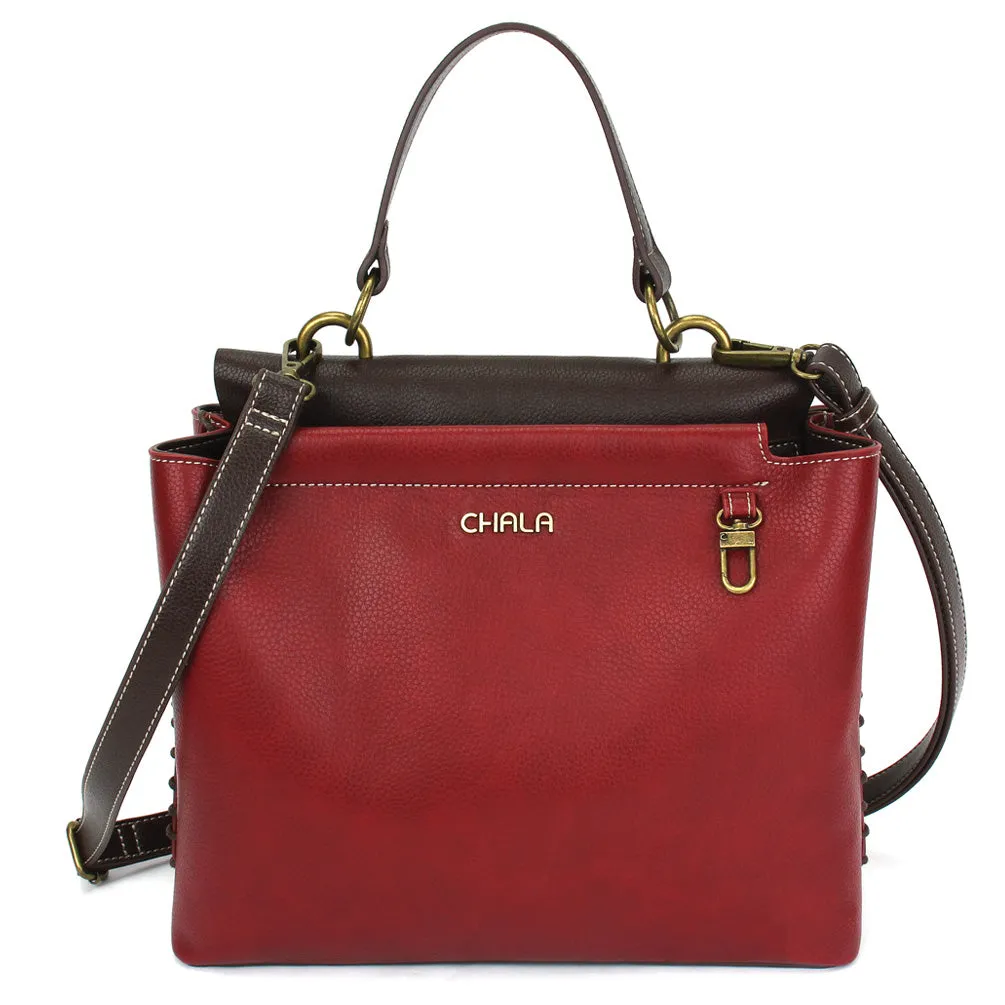 Charming Satchel - Burgundy