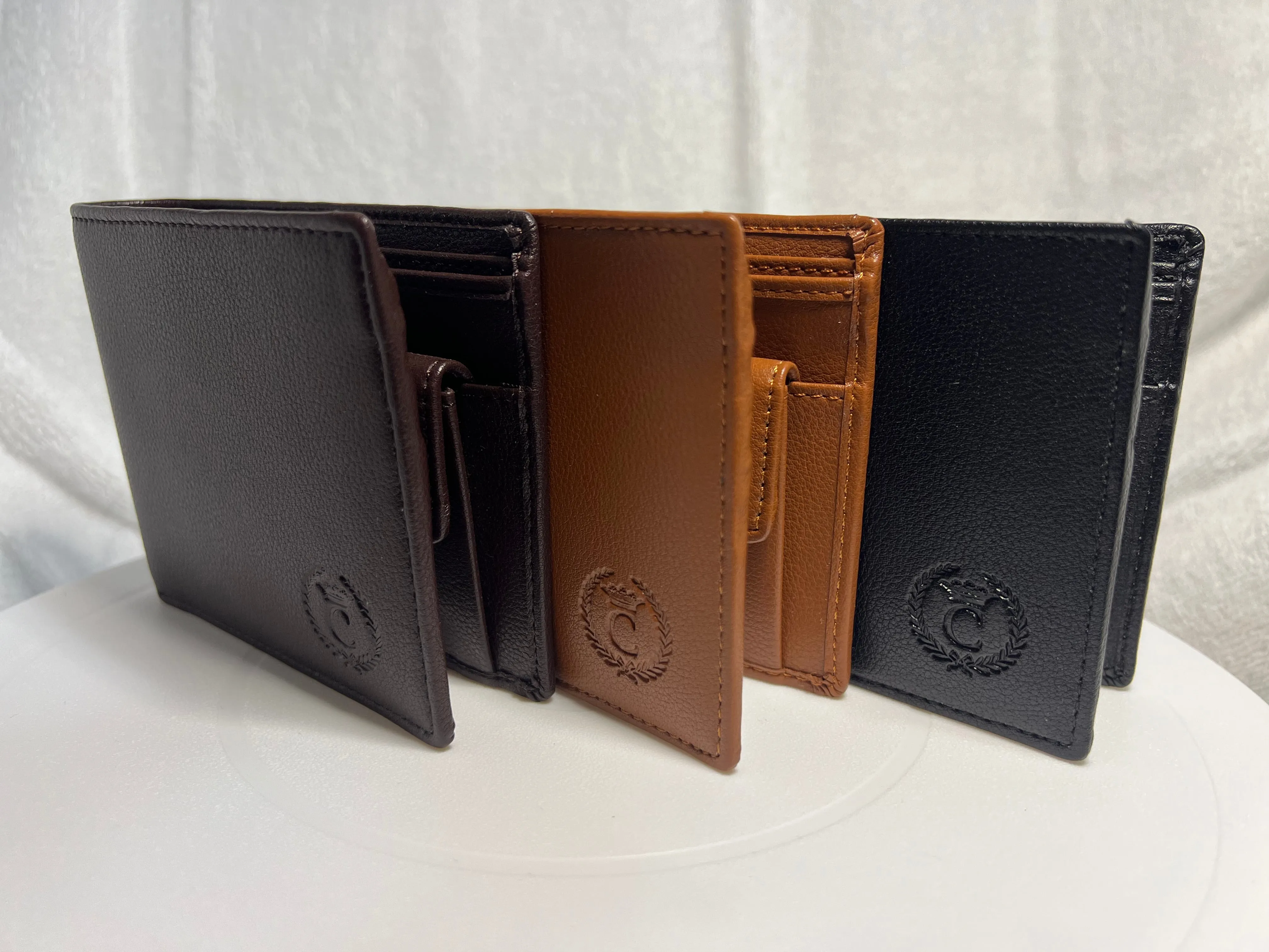 Cobalt's Vegan Wallets (with coin pocket)