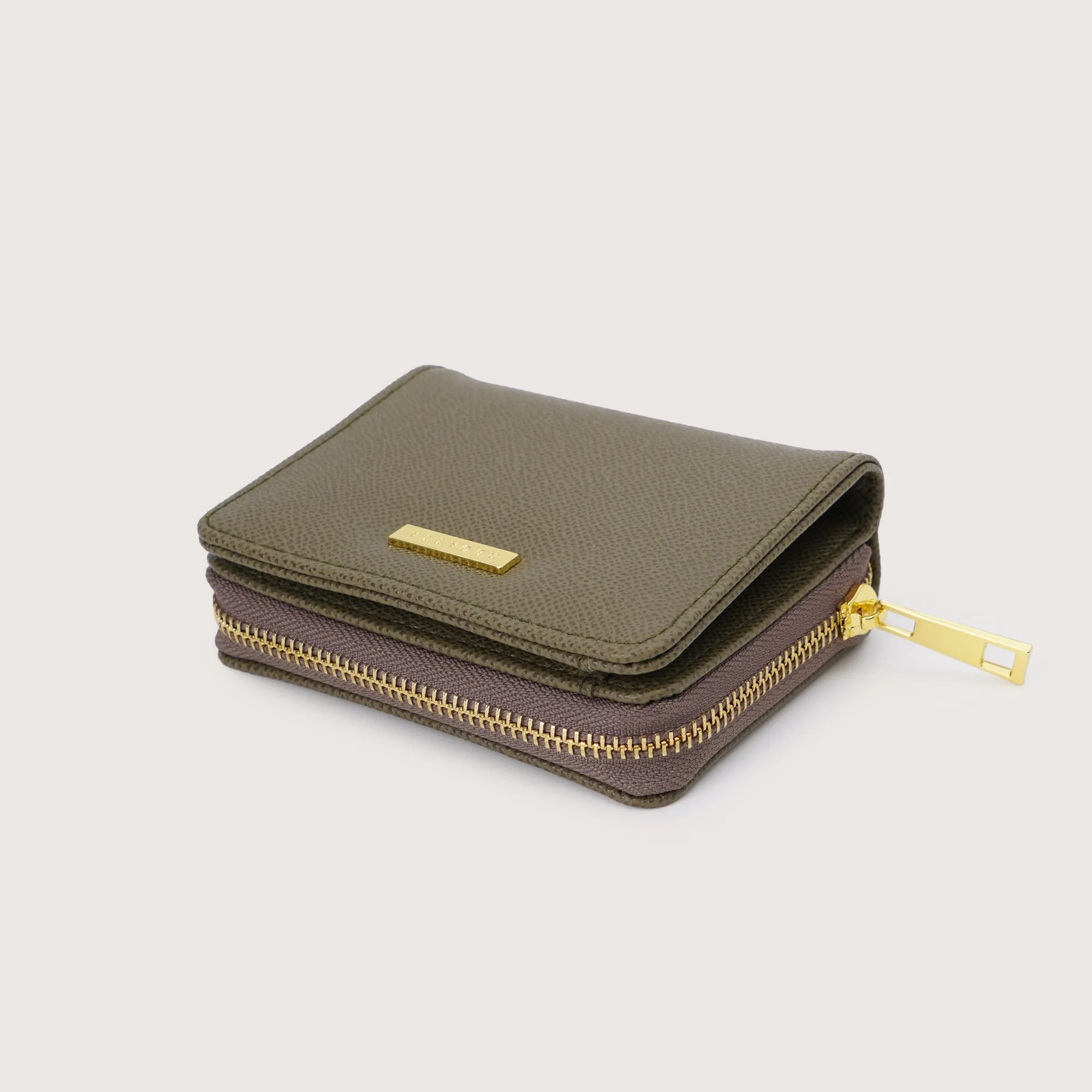 Compact Wallet With Zip