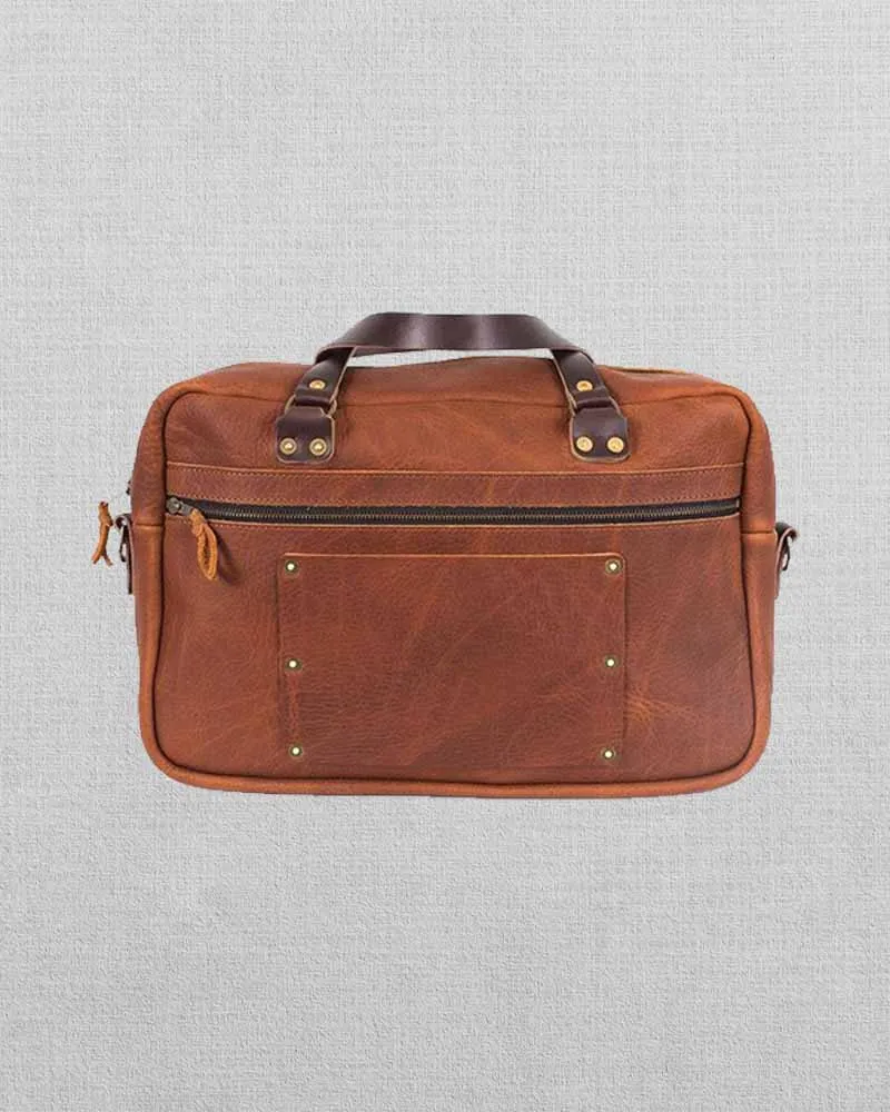 FULL GRAIN LEATHER BRIEFCASE | THE JACKET SELLER