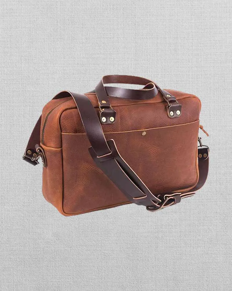 FULL GRAIN LEATHER BRIEFCASE | THE JACKET SELLER