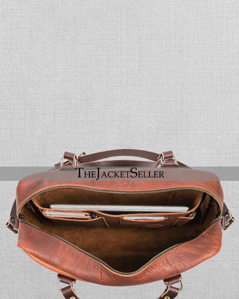 FULL GRAIN LEATHER BRIEFCASE | THE JACKET SELLER