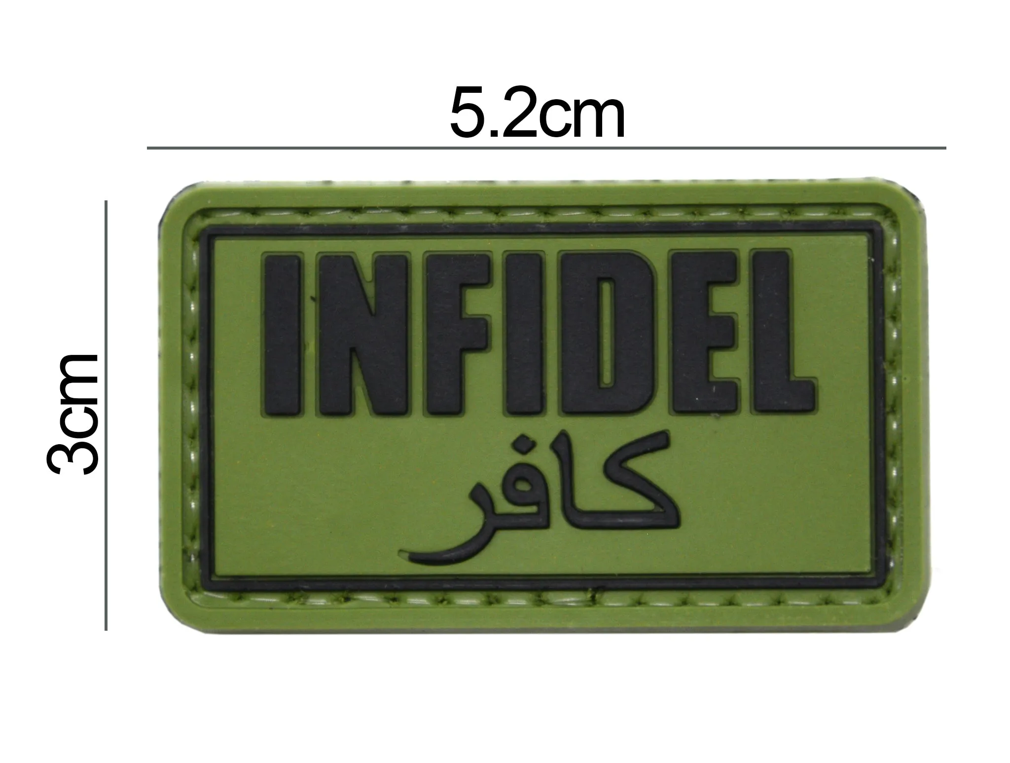 Infidel Patch Green/Black (Arabic)