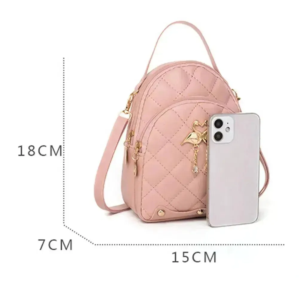 Ins-Style Swan Embroidery Backpack