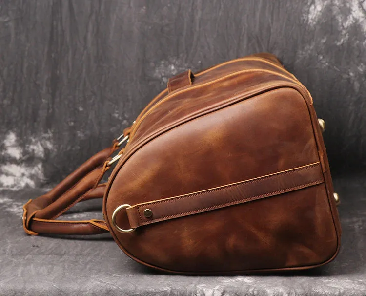 Luxury Business Travel Genuine Leather Duffle Bag