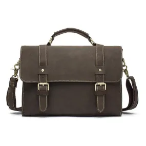 Male Casual Solid Color Laptop Briefcase