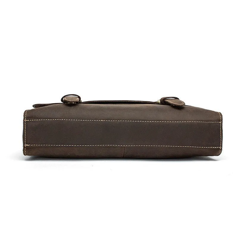 Male Casual Solid Color Laptop Briefcase