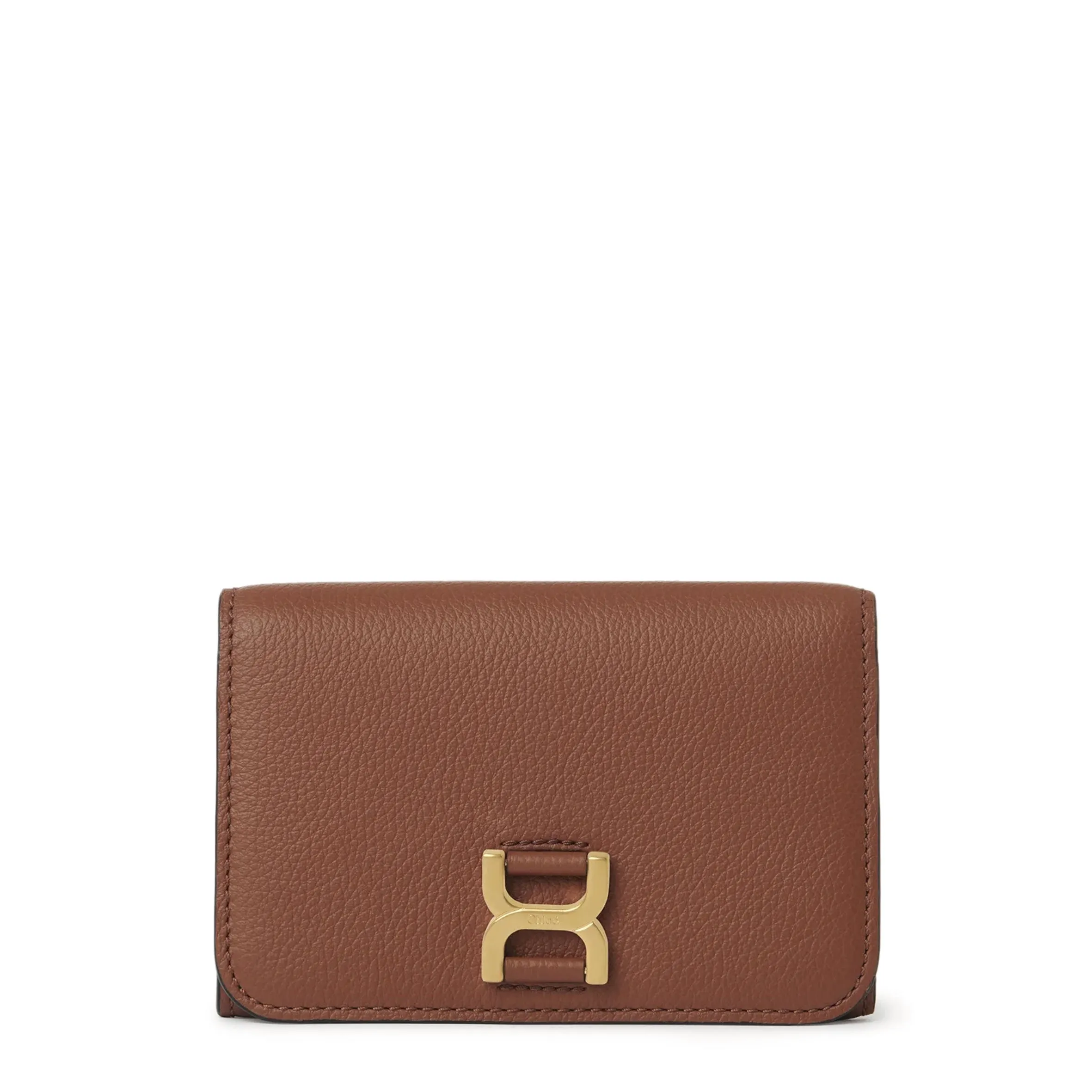 Marcie Compact Wallet, Tan