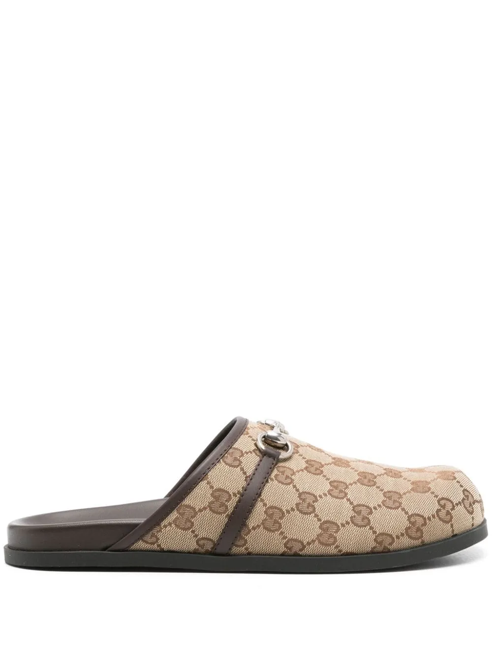 Men's Gg Motif Slippers in Beige | Size 8 | 786486FADFO9744