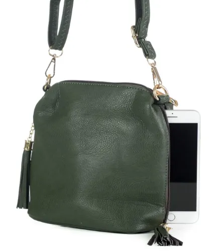 Monogrammable Side Pocket Crossbody