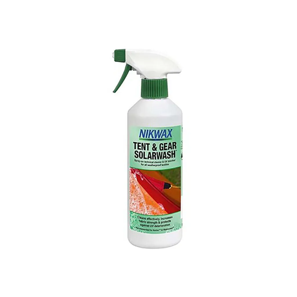 NikWax Tent And Gear Solar Wash Spray-On - Cleaner / UV Blocker 500ml