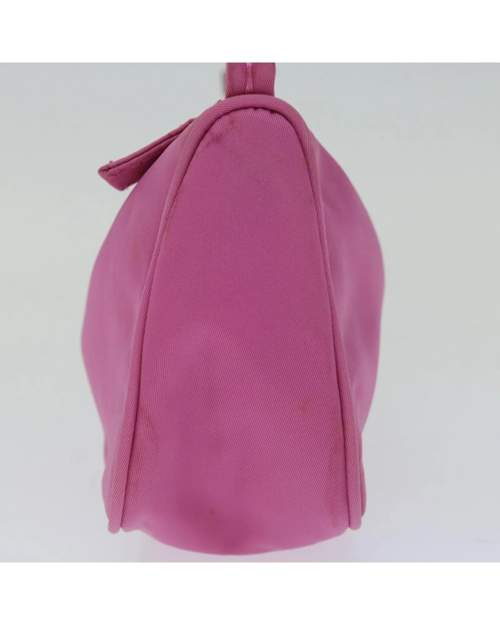 Nylon Accessory Pouch in Pink by PRADA