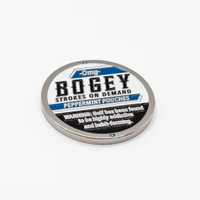 "BOGEY" BALL MARKER - Peppermint