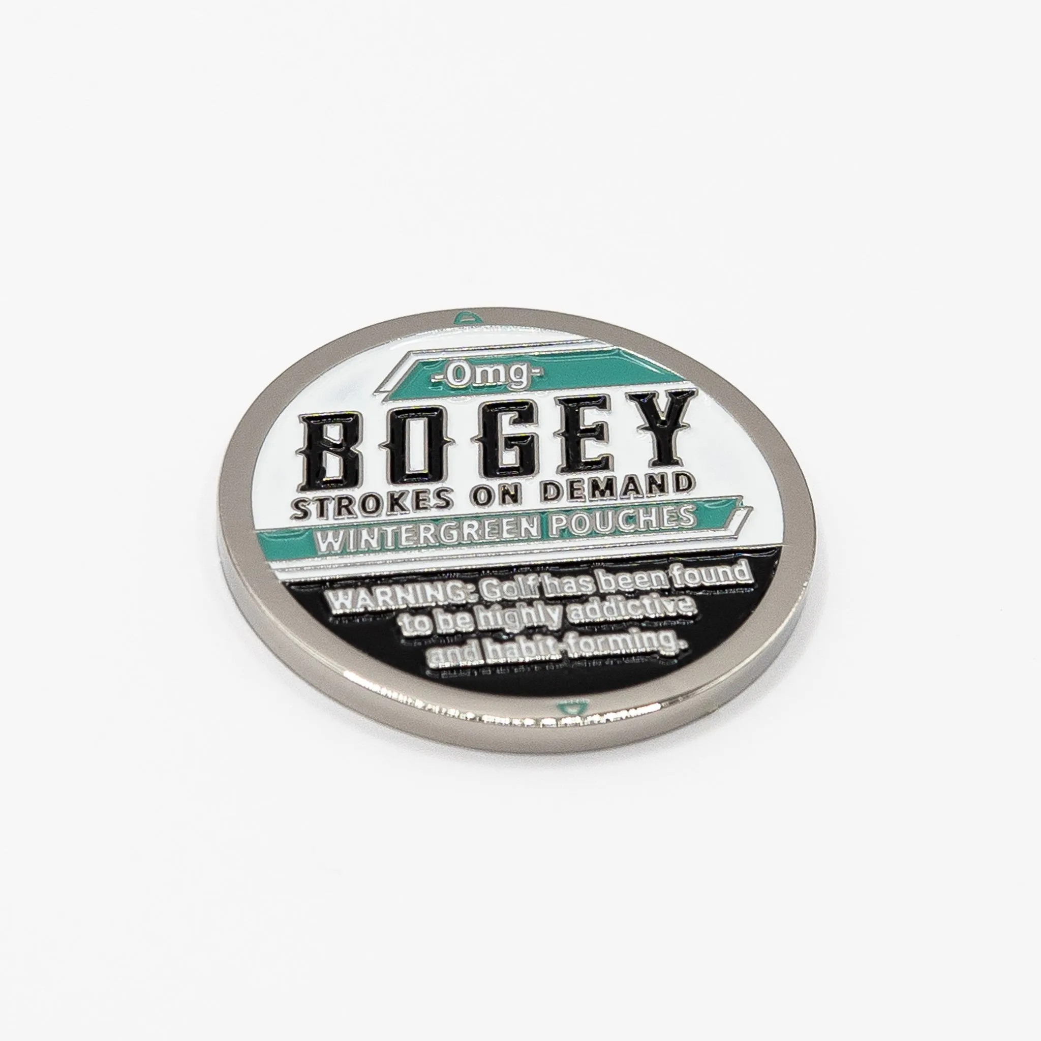 "BOGEY" BALL MARKER - Wintergreen