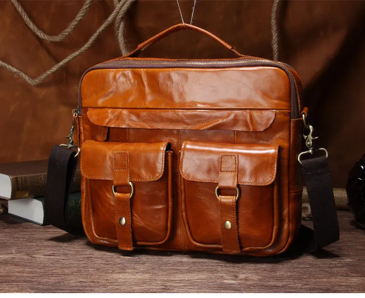 Retro Leather Business Laptop Bags JB207