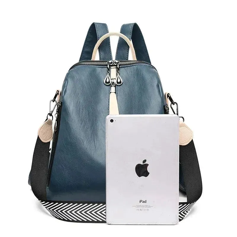 Stylish High-Quality Soft Leather Women's Backpack