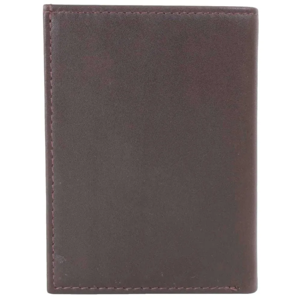 Ted Baker Jonny's Leather Card Holder Wallet in Chocolate Brown